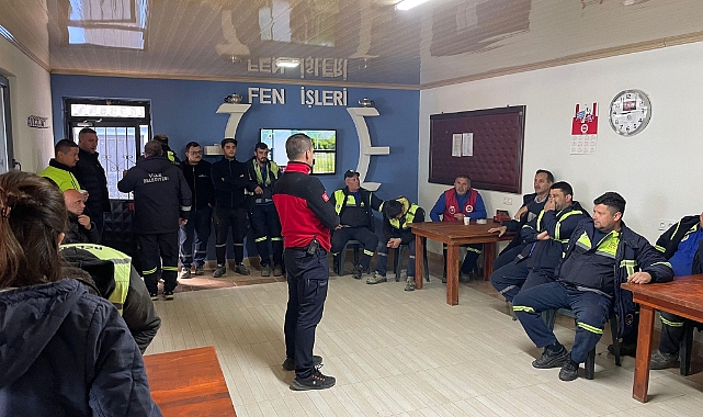 Vize Belediyesi’nden Yangın Tatbikatı ve Acil Durum Eğitimi