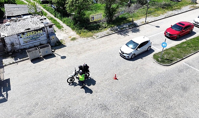 Vize'de Kask ve Emniyet Kemeri Denetimi Yapıldı