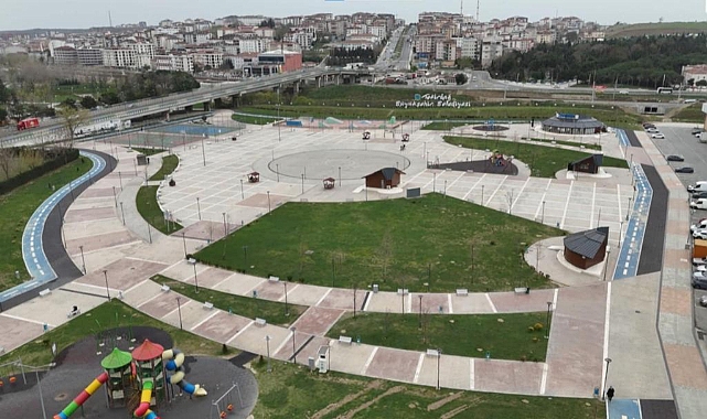 ÇERKEZKÖY KENT PARK YENİLENİYOR, ÇERKEZKÖY BÜYÜKŞEHİR'LE GÜZELLEŞİYOR