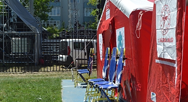 Kırklareli Karagöz Festivali'ne Sahra Hastanesi Desteği