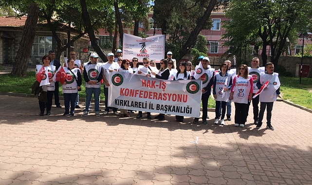 Şevket Dingiloğlu Parkı’nda 1 Mayıs Mesajı: HAK-İŞ Emekçiye Güvence Talep Etti
