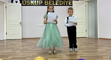 Üsküp’te Miniklerden Renkli Okuma Bayramı