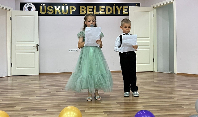 Üsküp’te Miniklerden Renkli Okuma Bayramı