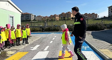 1.386 Öğrenciye Trafik Eğitimi Verildi