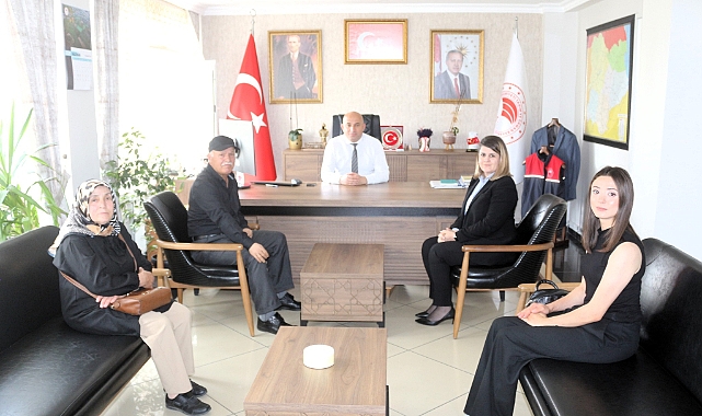 Azmiyle İlham Veren Çiftçi Salim Avcu’dan İl Müdürü Karaca’ya Ziyaret