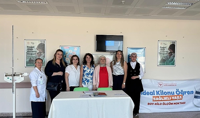Babaeski Devlet Hastanesi’nde “İdeal Kilonu Öğren, Sağlıklı Yaşa” Standı Açıldı