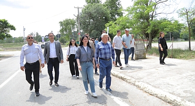 BAŞKAN GENCAN AKIN’DAN SARAYİÇİ DENETİMİ