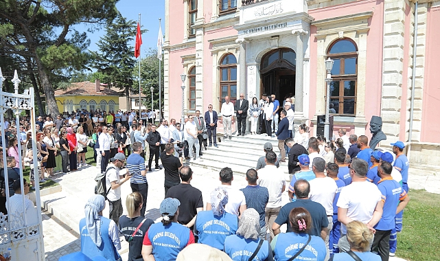 Başkan Gencan Akın, Edirne Belediyesi Ailesiyle Bayramlaştı