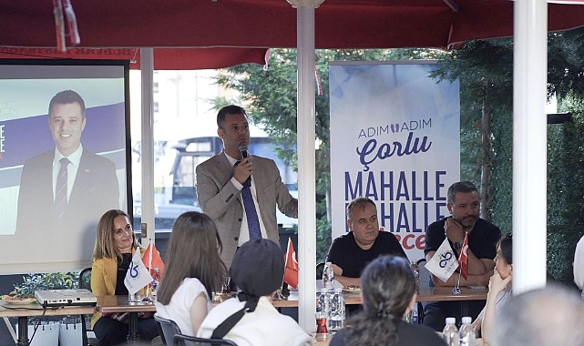 Başkan Sarıkurt: "Adım Adım Çorlu, Mahalle Mahalle Gelecek Projemiz Başladı"