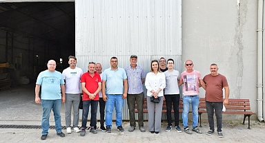 Başkan Vekili Dizman'dan Fen İşleri Şantiyesine Ziyaret