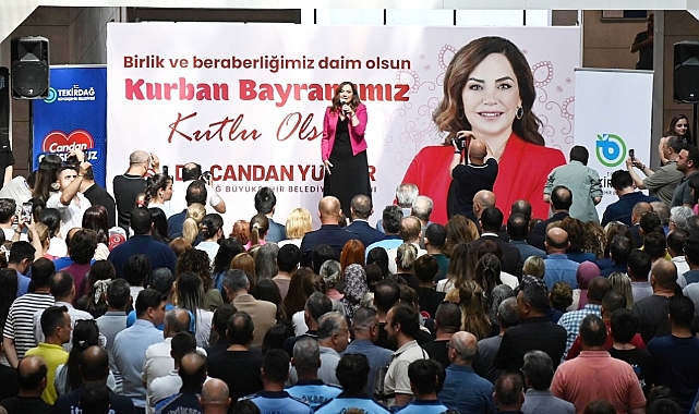 CANDAN BAŞKAN BÜYÜKŞEHİR AİLESİYLE BAYRAMLAŞTI
