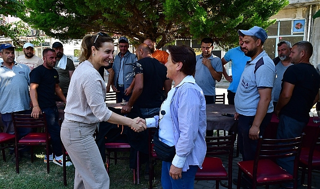 Çiğdem Dizman’dan Temizlik İşçilerine Ziyaret ve Destek