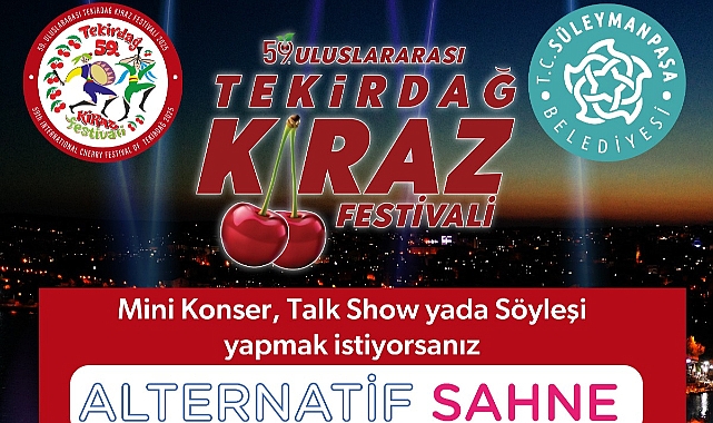 Kiraz Festivali’nde Yerel Sanatçılara Alternatif Sahne Sürprizi