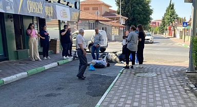 Kırklareli'nde Motokurye Yayaya Çarptı