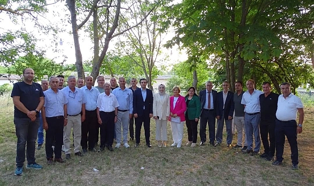 Pınarhisar Kaymakamı Rabia Naçar Çanakcıoğlu'na Muhtarlardan Veda Yemeği