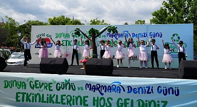 TEKİRDAĞ'DA DÜNYA ÇEVRE GÜNÜ VE MARMARA DENİZİ GÜNÜ COŞKUSU