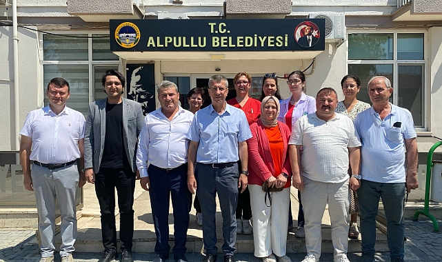 Alpullu Belediye Başkanı Orhan Saltık’a Protokol Ziyareti