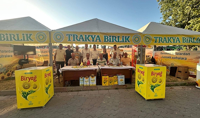 Ayçiçek Tarımının Güçlü Temsilcisi Festivalde Stant Açtı