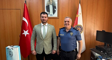 Babaeski'nin Yeni Emniyet Müdürüne Ziyaret