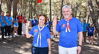 Başkan Gerenli, Ulusal İzci Kampı'nda Gençlerle Buluştu