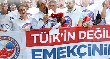 Birleşik Kamu-İş'ten TÜİK Önünde Sert Tepki: "Yoksulluğa Sessiz Kalmayacağız"