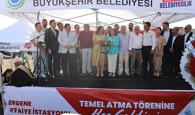 ERGENE İTFAİYE İSTASYONU'NUN TEMELİ ATILDI