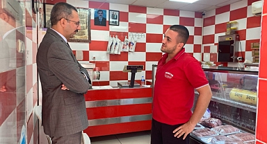 Kaymakam Enver Özderin'den Esnaf ve Vatandaşlara Ziyaret