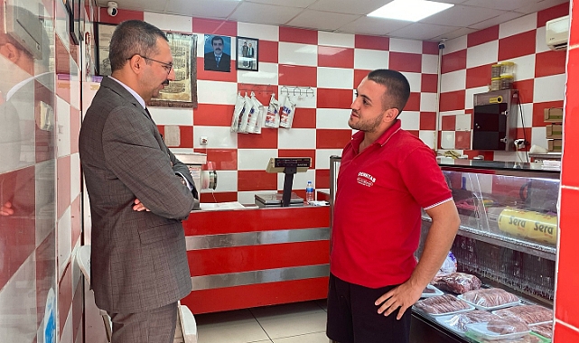Kaymakam Enver Özderin'den Esnaf ve Vatandaşlara Ziyaret