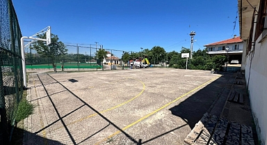 Pehlivanköy'de Şehit Güven Seven Spor Tesisi Yenilendi