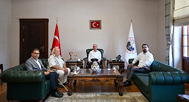 Vali Turan, Aşağıpınar Kazılarını Yürüten Prof. Dr. Özdoğan'ı Ağırladı