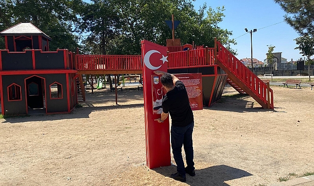 Yeni Çocuk Parkı Açılışa Hazır Hale Geliyor