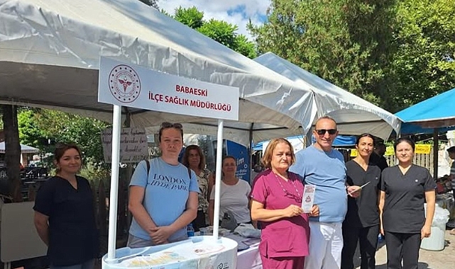 Babaeski İlçe Sağlık Müdürlüğü, 49. Tarım ve Kültür Festivali’nde Bilgilendirme Standı Açtı