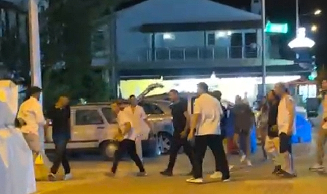 Edirne'de 6 kişinin yaralandığı kavga kamerada