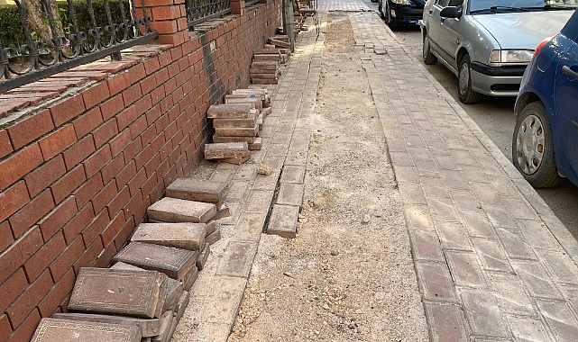 Kaldırım Düzenlemeleri Hız Kazandı