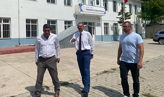Kaymakam Özderin'den Atatürk Ortaokulu'na İnceleme Ziyareti