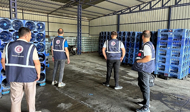 Su kesintilerinin yaşandığı Tekirdağ'da stokçuluk denetimi
