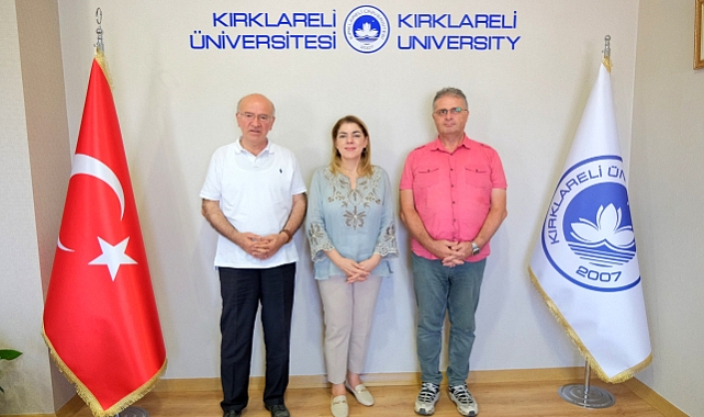 Suat Arıkan ve Emre Kalaycı’dan KLÜ Rektörü Prof. Dr. Ak’a Nezaket Ziyareti