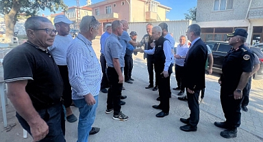 Taşağıl Köyü'ne Yangın ve Dayanışma Ziyareti