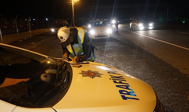 Uzunköprü’de trafik uygulamalarında 457 bin lira ceza; 5 araç trafikten men edildi