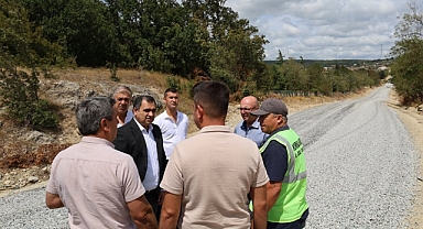 Vize Kaymakamı Balaban Köylerde Yol Çalışmalarını İnceledi