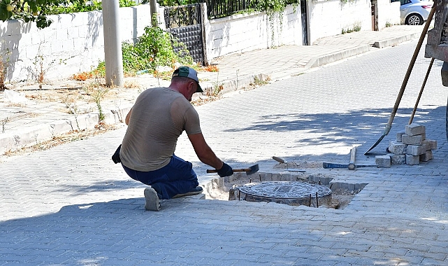 Babaeski'de Kanalizasyon Bacaları Yenileniyor