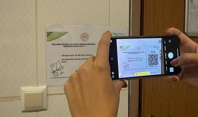 Babaeski Devlet Hastanesi’nde QR Kod Temizlik Uygulaması Başlatıldı