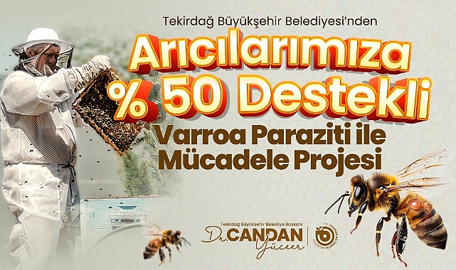 BÜYÜKŞEHİR'DEN, ARICILIĞI TEHDİT EDEN PARAZİT İLE MÜCADELE PROJESİ
