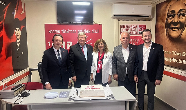 CHP'nin 102. Yılı Lüleburgaz'da Kutlandı