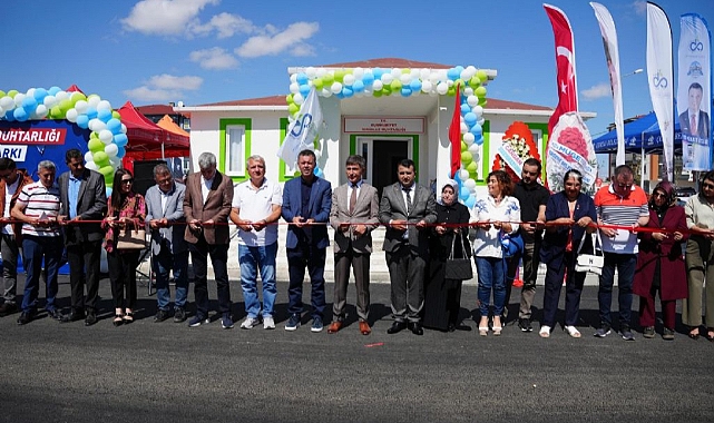 Cumhuriyet Mahalle Muhtarlığı ve Battal Gazi Parkı Açıldı