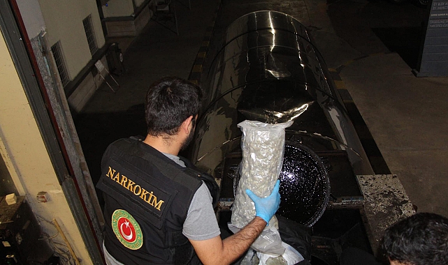 Kapıkule'de tankerde 114 kilo uyuşturucu ele geçirildi