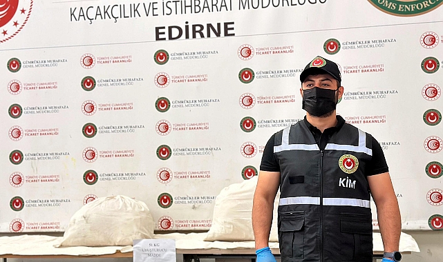 Kapıkule'deki TIR'da 51 kilo uyuşturucu ele geçirildi
