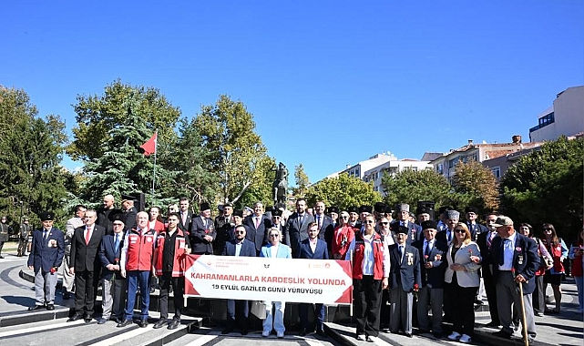 Kırklareli’nde 19 Eylül Gaziler Günü Coşkuyla Kutlandı