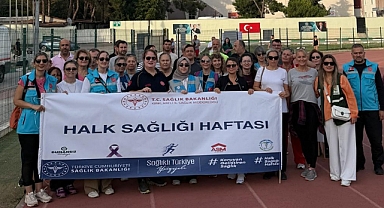 Kırklareli'nde Halk Sağlığı İçin Yürüyüş Etkinliği