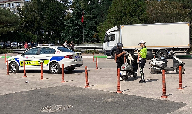 Kırklareli Trafik Ekiplerinden Motorsiklet Denetimleri